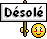 Desolé